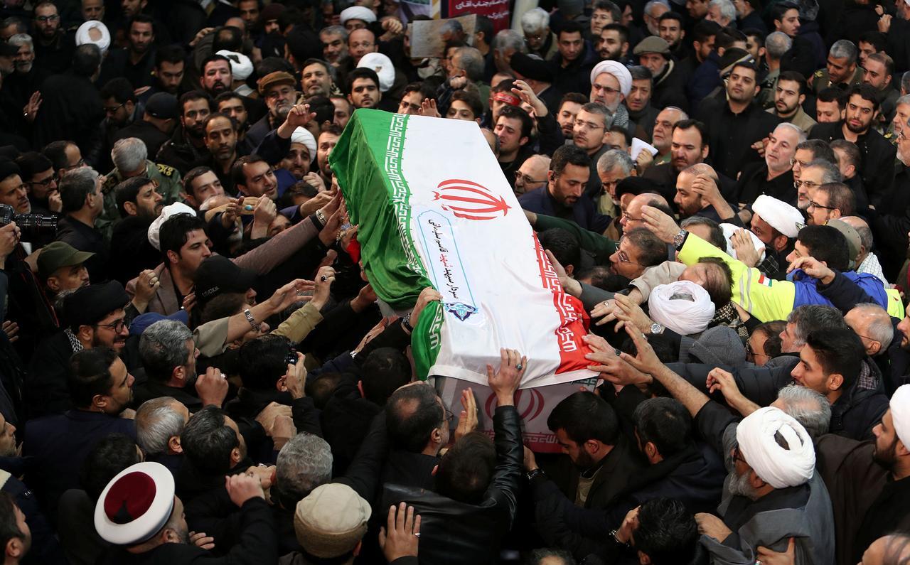 funeral procession of general Soleimani