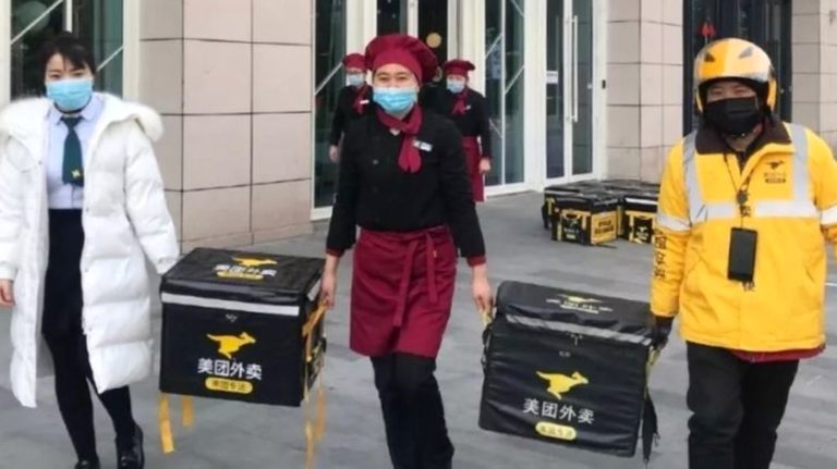 Coronavirus outbreak imposes logistics challenges to food delivery businesses in China