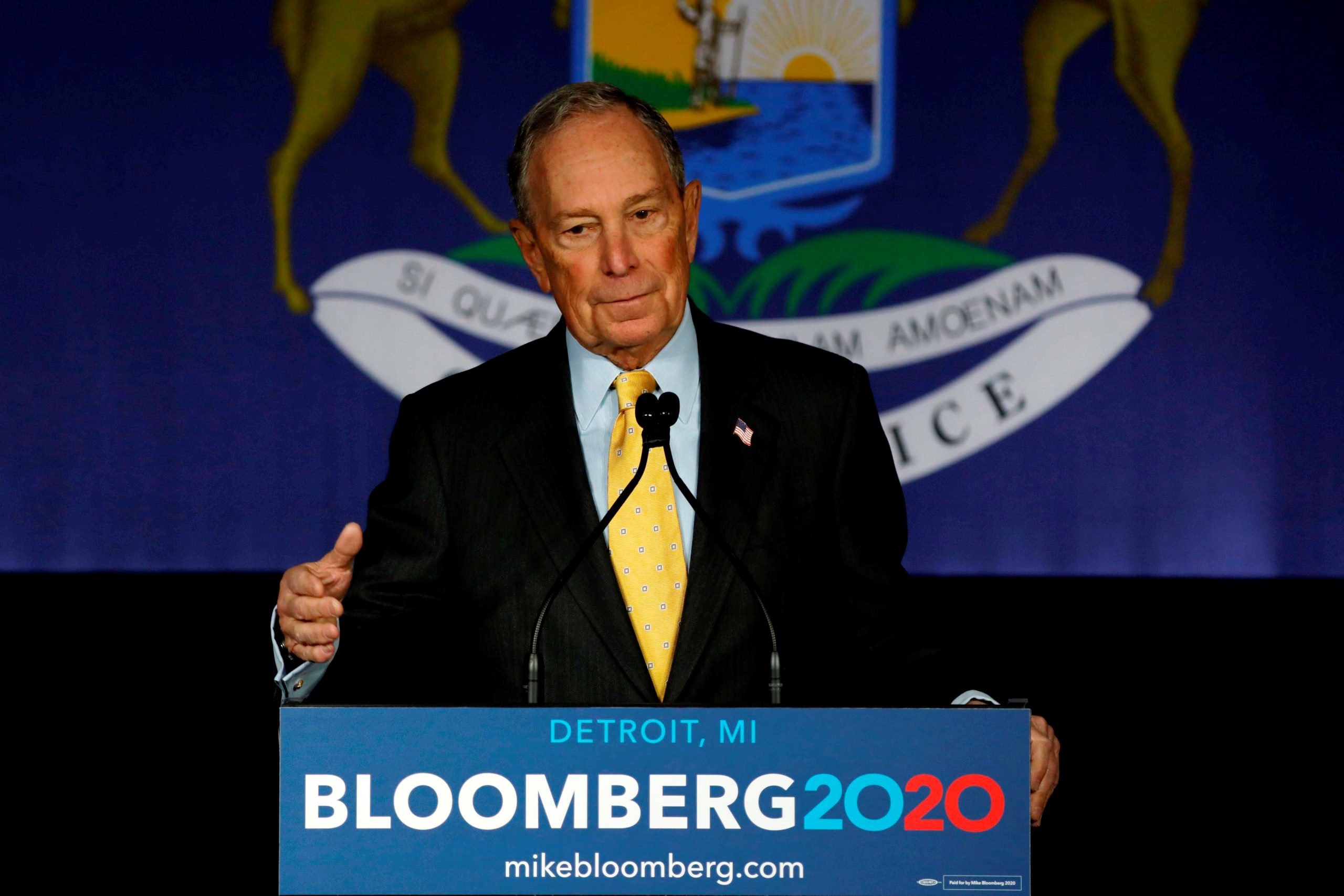 Presidential candidates attack Bloomberg for his huge spending on Campaign