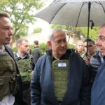Musk met with the victims of a rocket attack in Israel