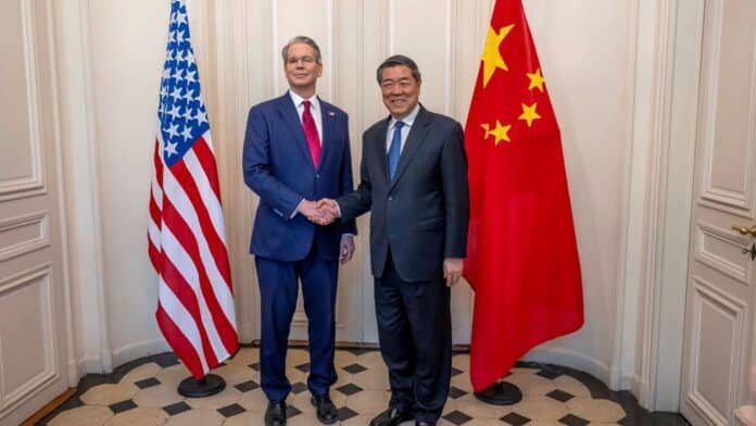 The US and China signed a new trade deal in the UK.