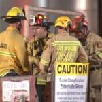 All workers reported being safe during the Los Angeles tunnel collapse.