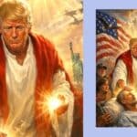 Trump Jesus like AI picture drew criticism