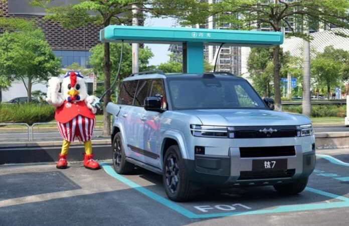 kfc and byd look to change future of ev charging