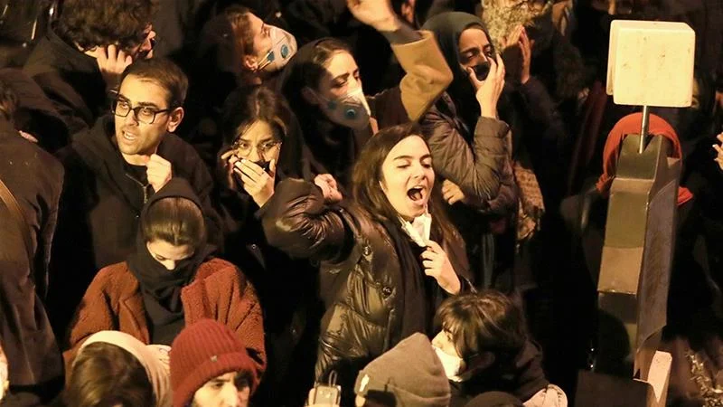 people came out with anger after Tehran admits downing Ukrainian airliner