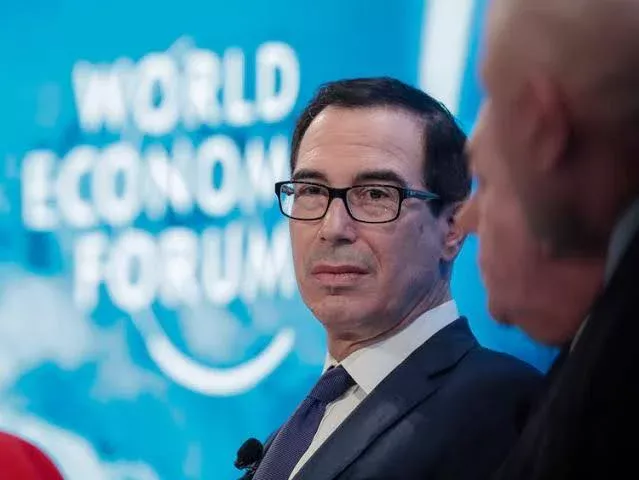 Secretary of Treasury Steven Mnuchin at WEF in Davos